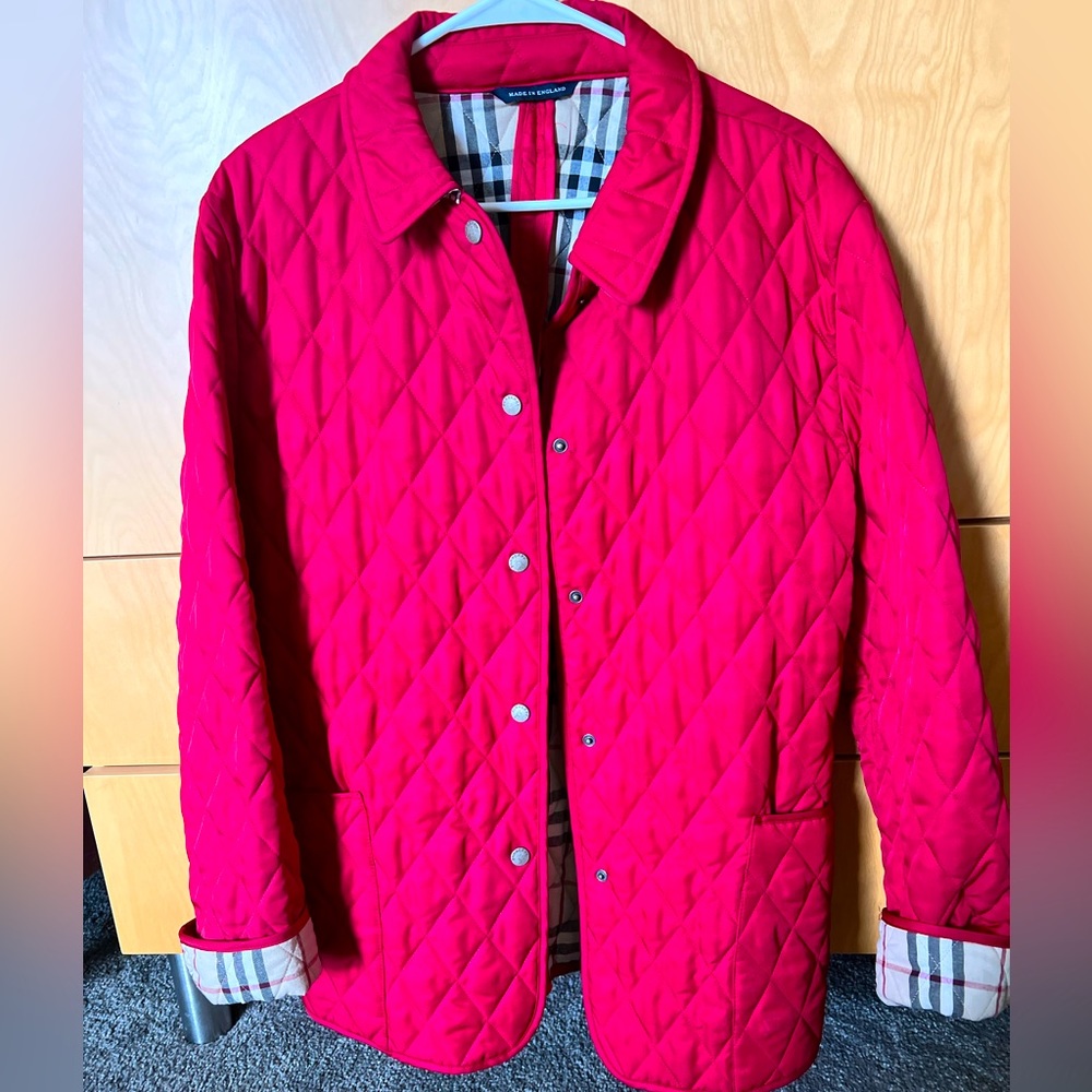 Burberry London Diamond Quilted Utility Jacket